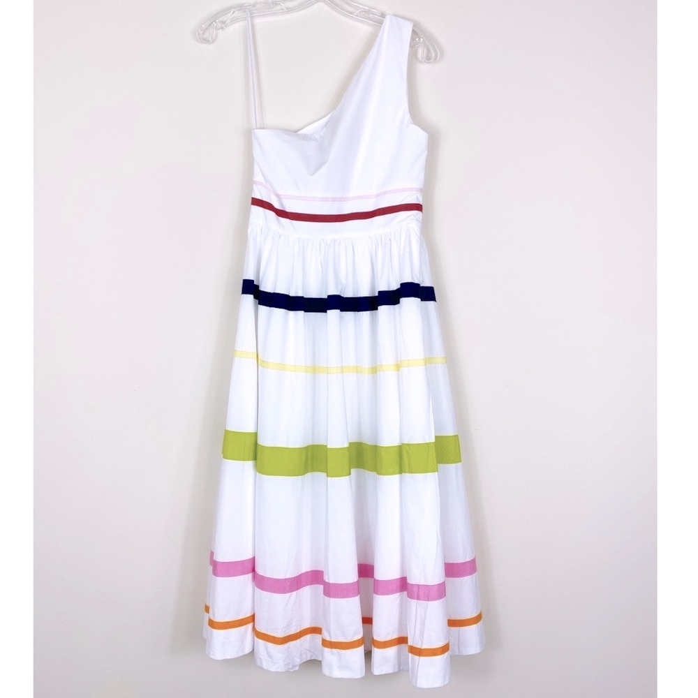 𝅺J. Crew One Shoulder Dress NWT - Picture 4 of 13